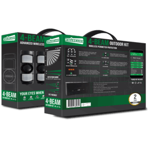 KwêBeams 4 Beam Outdoor Security Kit