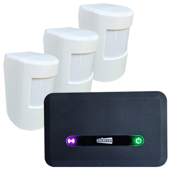 KwêBeams Wireless Warning System 5 Budget Security Starter Kit