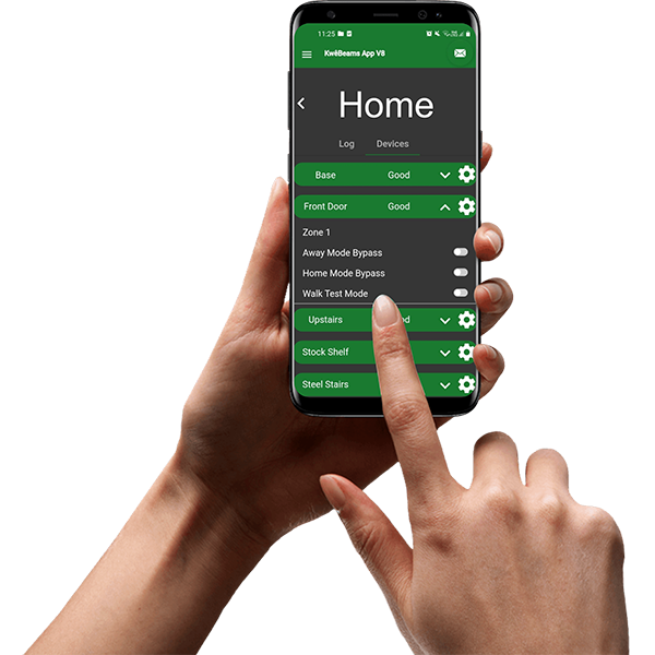 KwêBeams Wireless Warning System 14 KwêBeams Mobile App